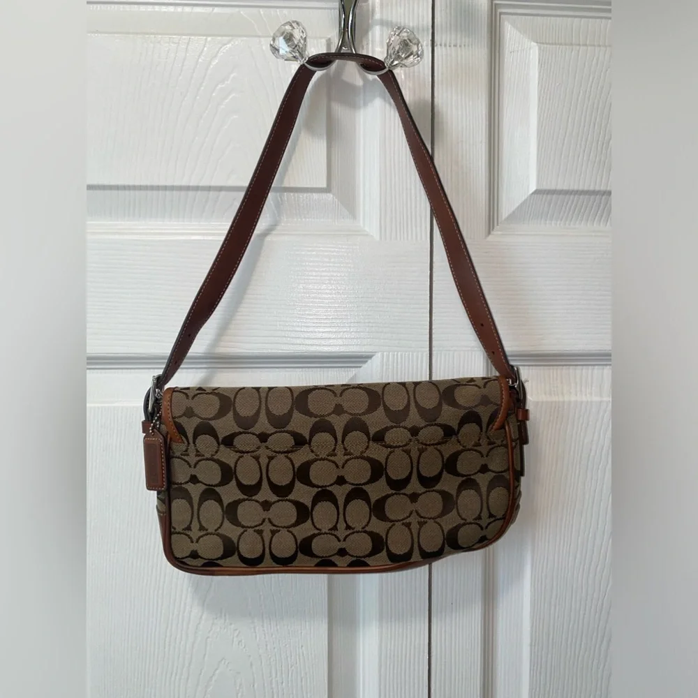 Coach Logo Print Handbag - Picture 2 of 4